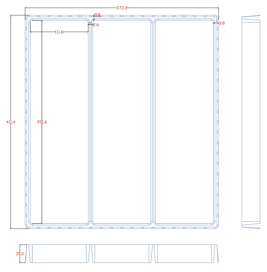 20 trays TexRack® for HW Main Line and Matchbox on card for more than 500 models