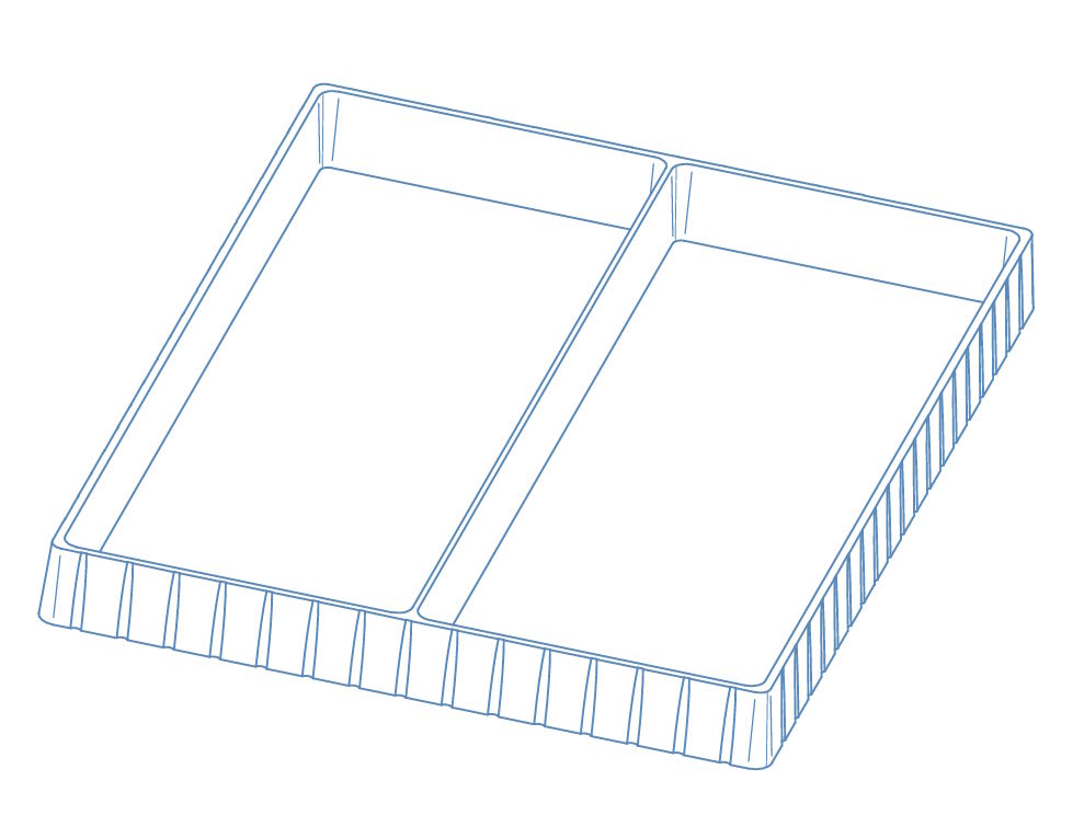 20 trays TexRack® for Hot Wheels Premium cards and GreenLight models