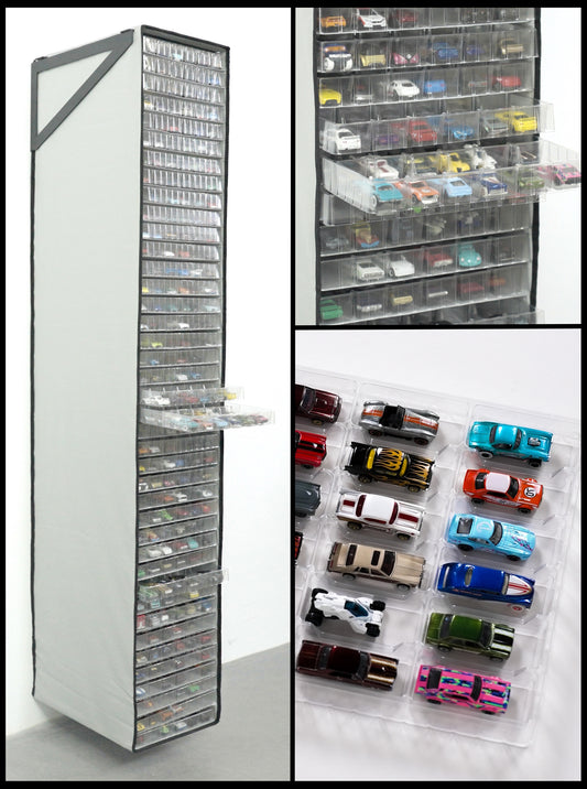 40 trays TexRack® for 960 loose Die Cast cars