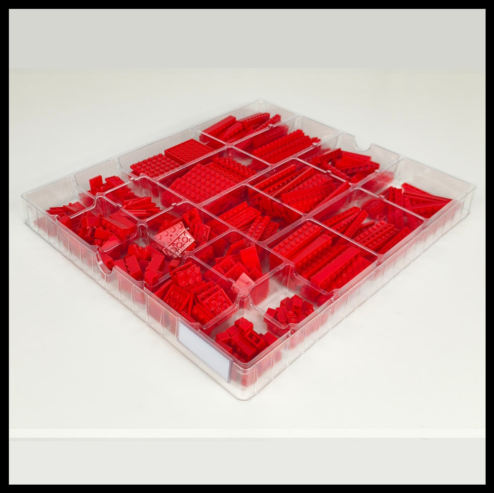 8 IKEA® shelf compatible  trays, 20 compartments each, for LEGO® bricks, sewing supplies, craft items and others