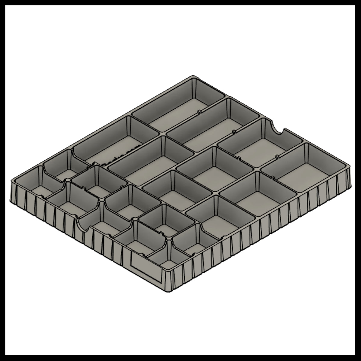 8 IKEA® shelf compatible  trays, 20 compartments each, for LEGO® bricks, sewing supplies, craft items and others