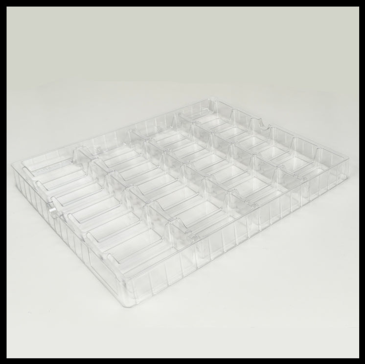 8 IKEA® shelf compatible  trays, 24 compartments each for loose Hot Wheels®, sewing supplies, craft items and others