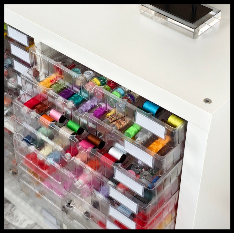 8 IKEA® shelf compatible  trays, 24 compartments each for loose Hot Wheels®, sewing supplies, craft items and others