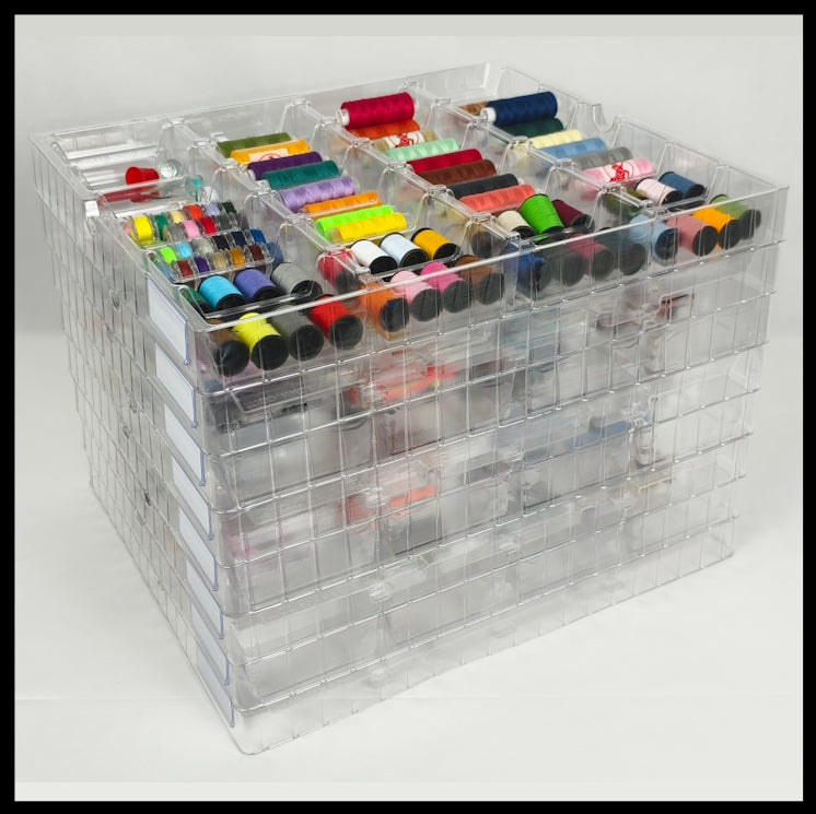 8 IKEA® shelf compatible  trays, 24 compartments each for loose Hot Wheels®, sewing supplies, craft items and others