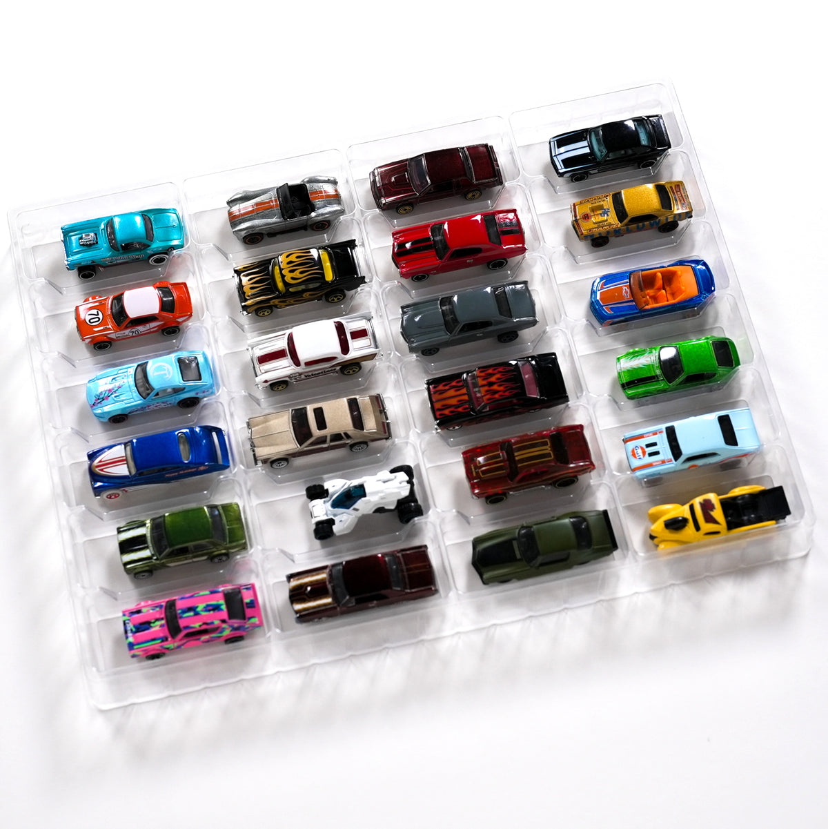 40 trays TexRack® for 960 loose Die Cast cars – TexRacks